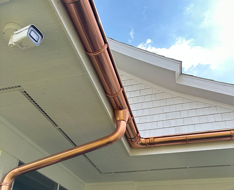 DuraShield Roofing & Contracting Copper Gutter Contractor in WI & IL